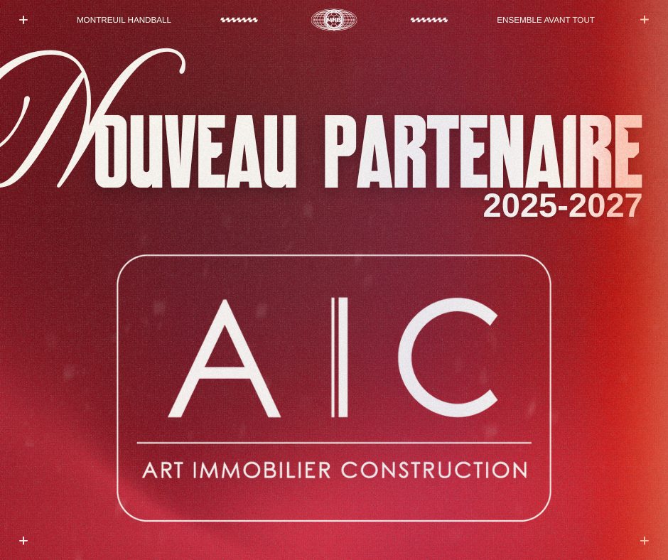 AIC Ile de France, nouveau partenaire majeur de Montreuil Handball